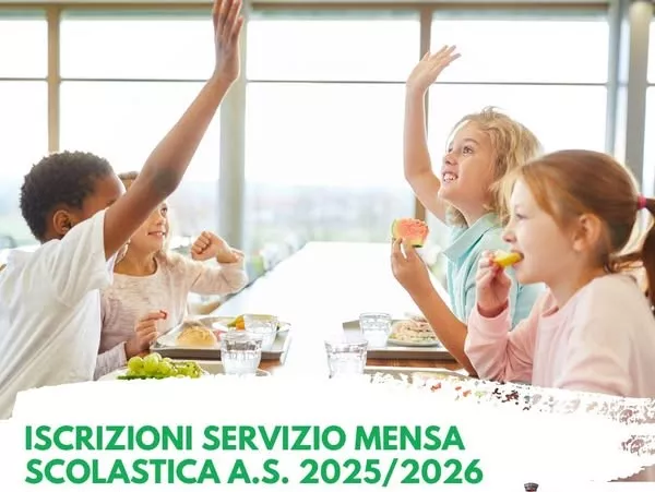 Avviso Iscrizione al Servizio di Mensa scolastica anno scolastico 2025/2026